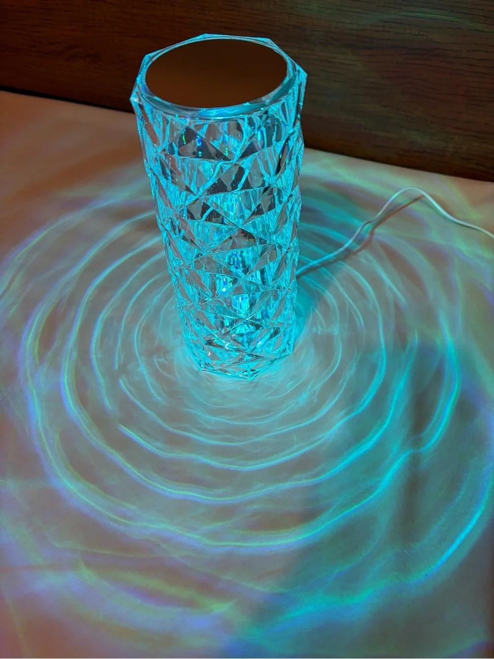 Globe Crystal LED Color-Changing Lantern - Clear
